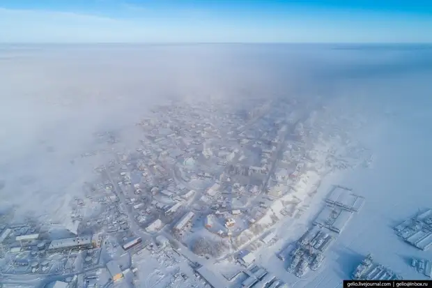 Салехард с высоты: уникальный город на полярном круге
