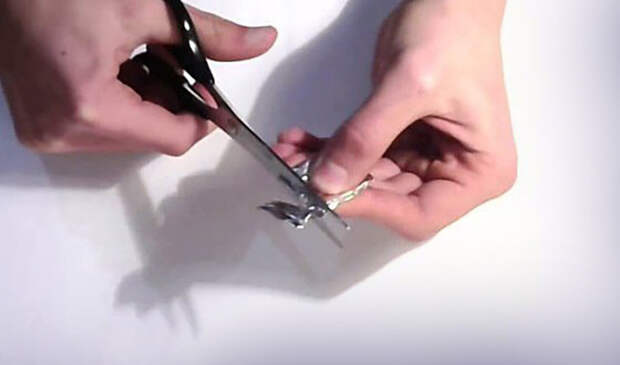 Как заточить ножницы с помощью фольги
