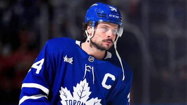 Мэттьюс оформил дубль в матче с «Айлендерс» и стал лучшим бомбардиром в истории «Торонто»