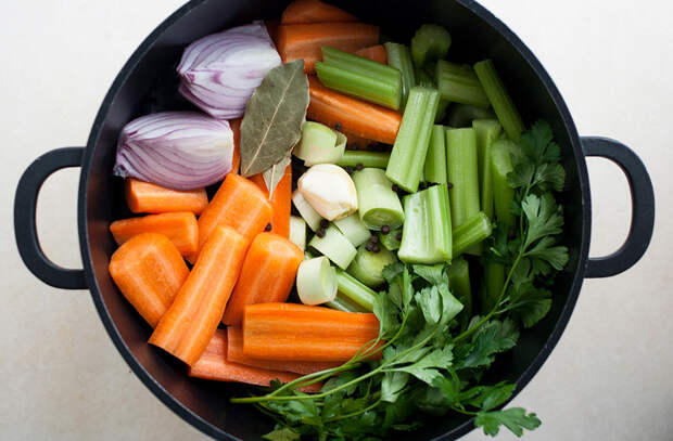 Как варить овощной бульон