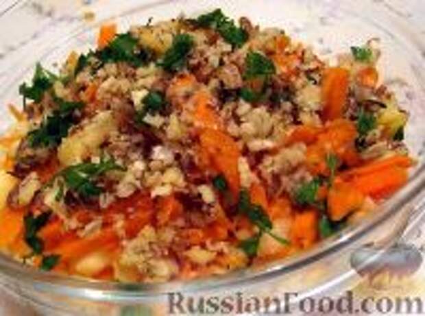 Фото к рецепту: Салат из тыквы