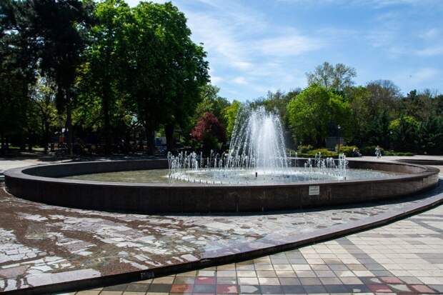 7 мая в Симферополе начался сезон открытия фонтанов