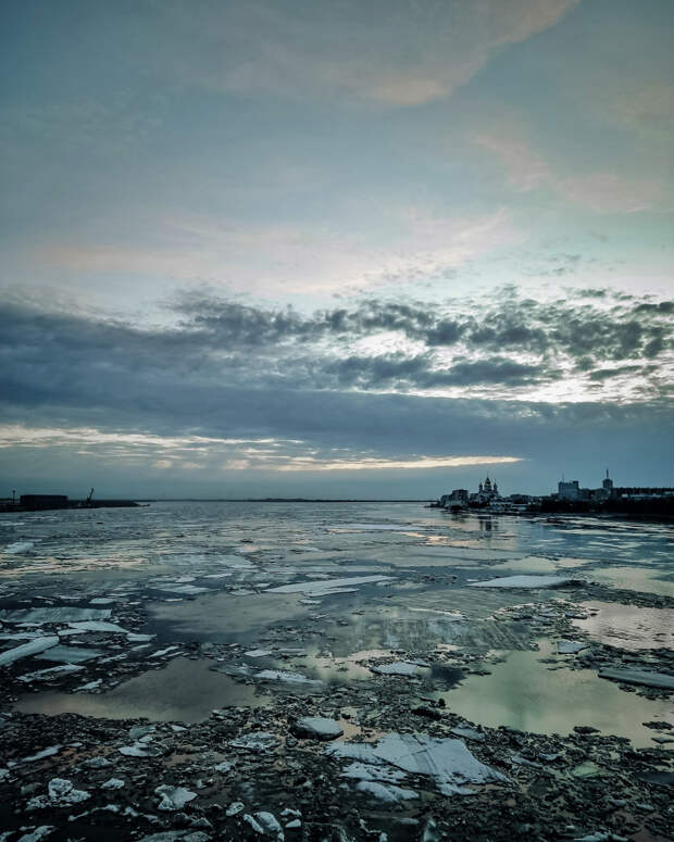 Стало известно, когда голова ледохода подойдет к Архангельску