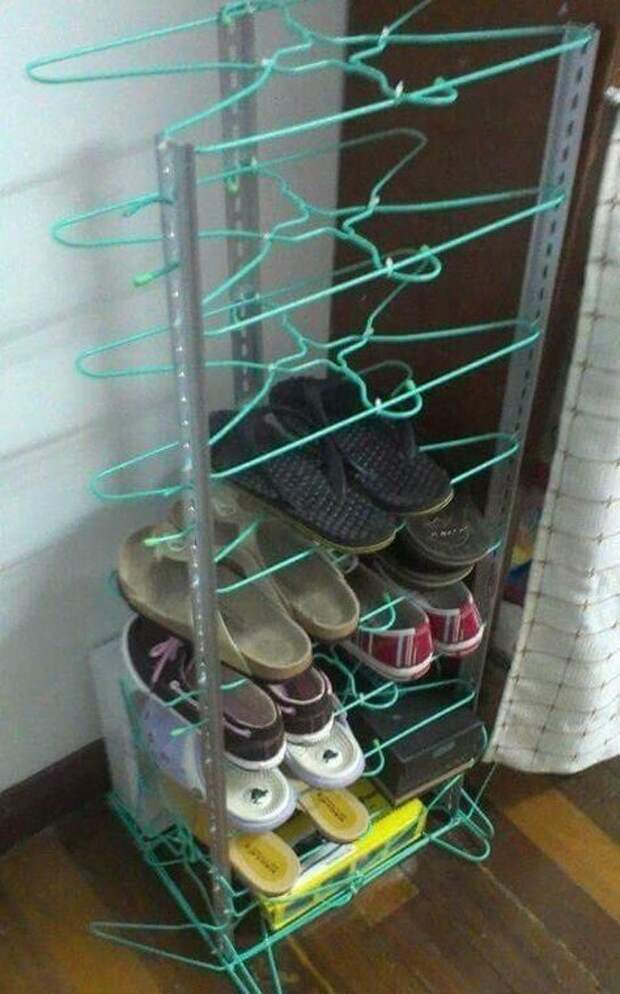 Гениальные вещи из старых вешалок