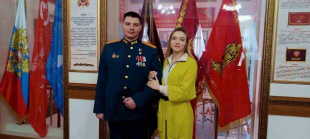 Герой России Николай Соболев со своей супругой