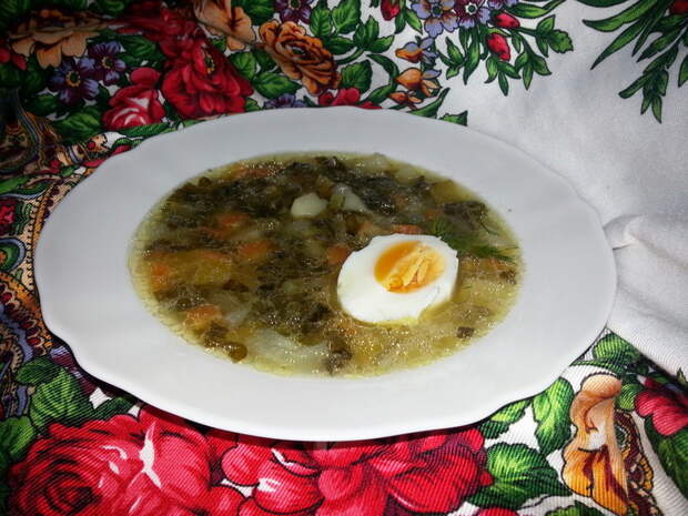 Наварю-ка вкусных щей… Любимый рецепт «Щей из щавеля с яйцом»