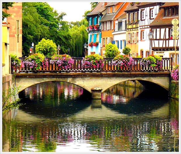 Le pont fleuri-The flowered bridge
