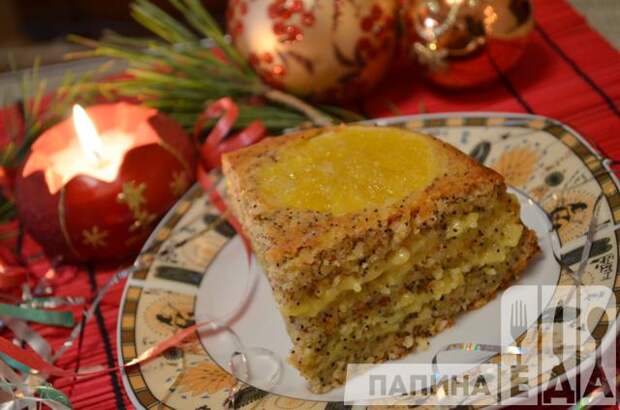 Апельсиновый торт с маком