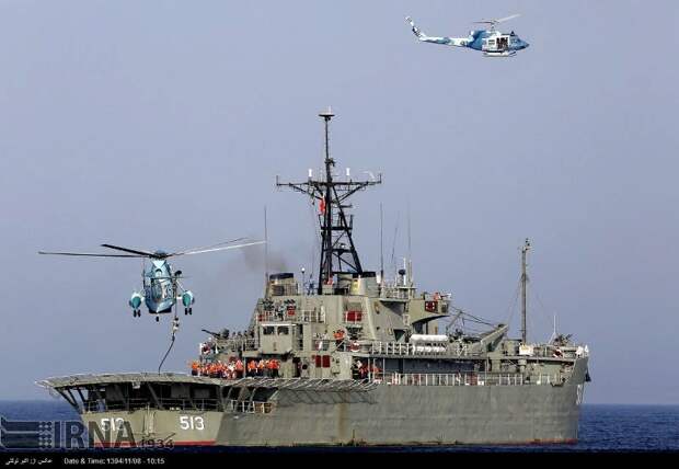 Военно-морские учения России и Ирана в Индийском океане. Источник изображения: https://vk.com/denis_siniy