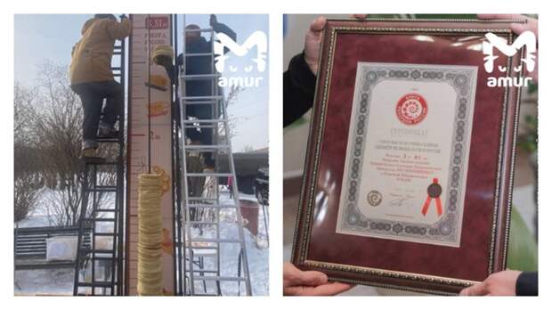 В Книгу рекордов России внесли башню из блинов высотой почти четыре метра