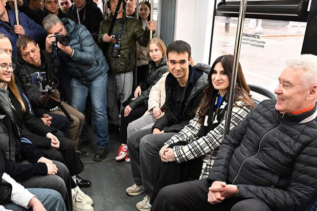 Сергей Собянин открыл второй Московский трамвайный диаметр