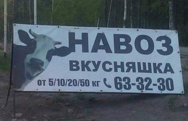 Смешные вывески, реклама и объявления (19 фото)