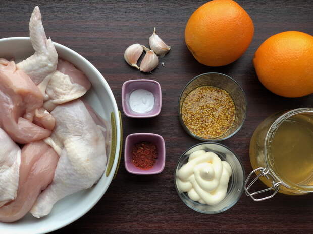 Курочка в апельсиново-медовом маринаде. Рецепт удался, просто вкуснейшее сочетание