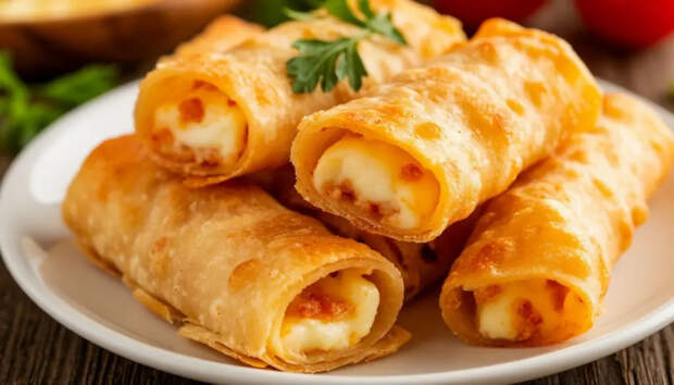 Сырные палочки из лаваша за 15 минут: хруст снаружи, тягучий сыр внутри — гости смедут за раз