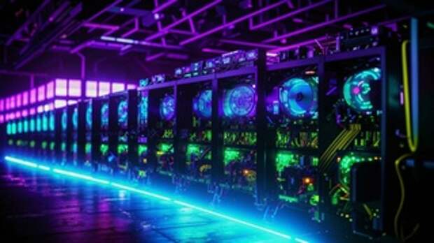 Майнинг криптовалюты / Изображение сгенерировано ИИ FusionBrain.AI от Sber AI / amic.ru