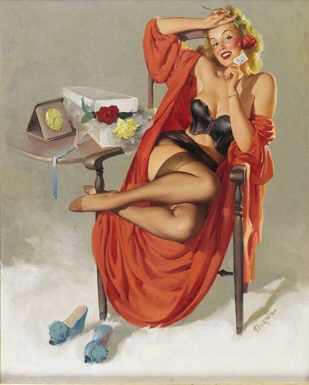 Яркие pin-up работы от художника Джила Элвгрена