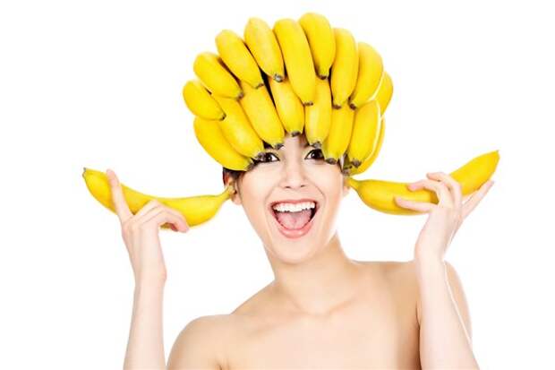Картинки по запросу Банановая маска для волос