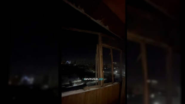 Поврежденный балкон / Фото: Barnaul 22