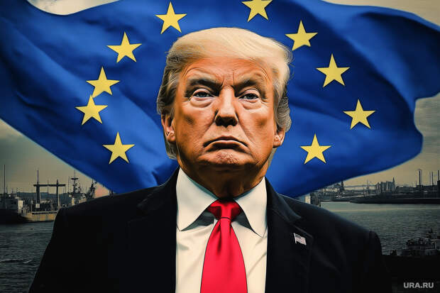 ЕС, идя на компромисс с Трампом, теряет политическую волю, пишет FT. Фото: создано в Midjourney © URA.RU