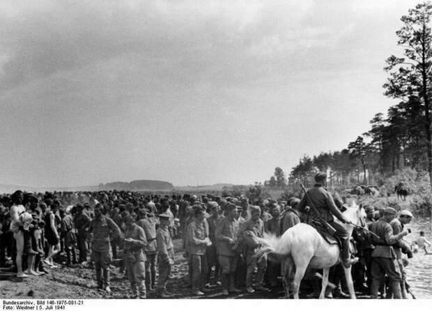 Минск лагерь пленных в Дроздах 5.07.1941