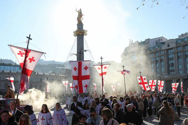 В Тбилиси состоялось традиционное рождественское шествие "Алило"
