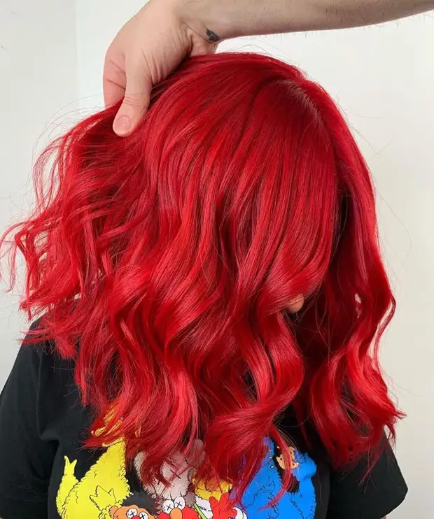 Красные волосы на женщинах 40-50 лет фото 15