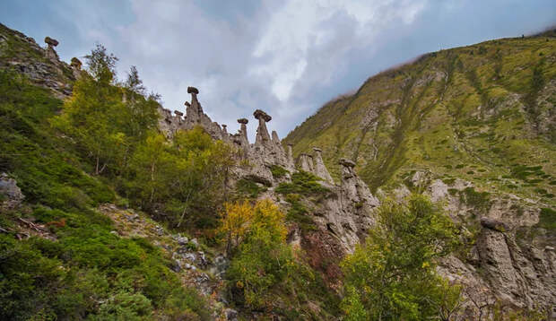 Каменные грибы Горный Алтай, Пейзаж, Путешествия, Фототур, Дикий туризм, Фотография, Отдых в России, Длиннопост