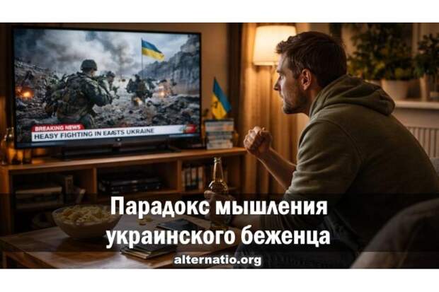 Парадокс мышления украинского беженца