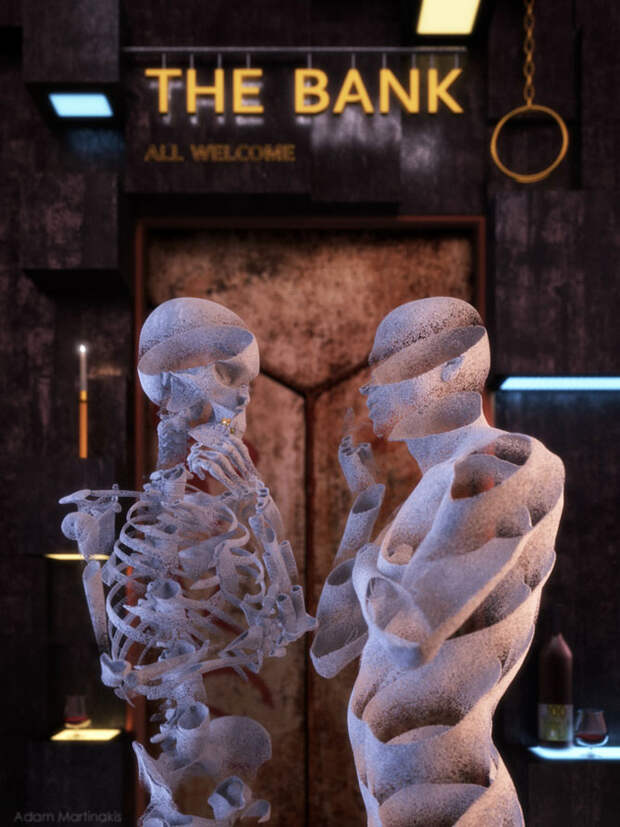 Цифровые картины Адама Мартинакиса