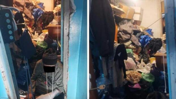 В Новосибирской области пенсионерка за десятилетие превратила свою квартиру в свалку