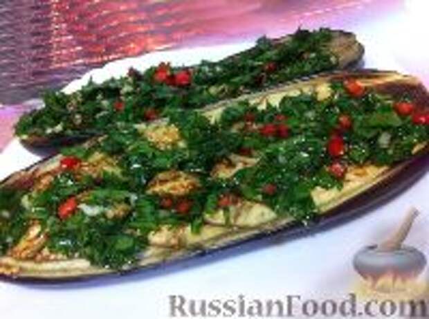 Фото к рецепту: Баклажаны, печенные на сковороде, без масла