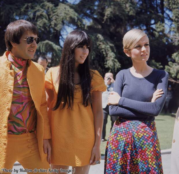 Сонни, Шер и Твигги, 1967 год. звезды, история, фото