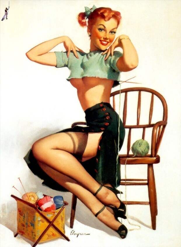 Pin-up — художник Джил Элвгрен