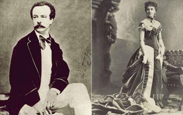 Знаменитый модельер XIX века Чарльз Ворт сделал из своей жены Мари первую манекенщицу