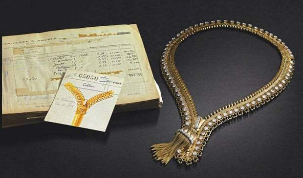 Трансформируемого колье в форме застежки-молнии Zip