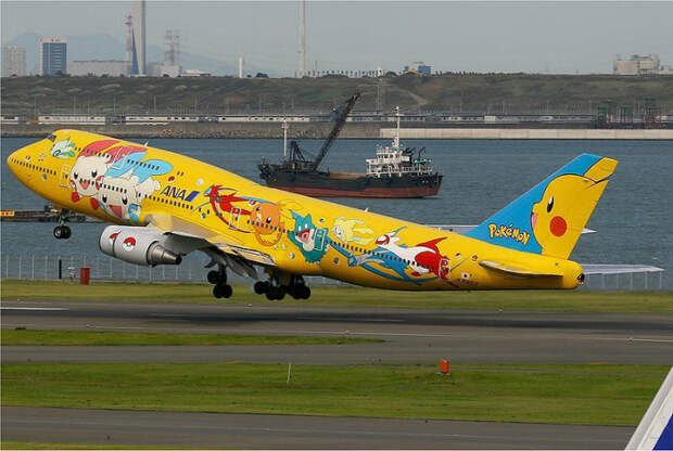 Самолет Pokemon Jet. | Фото: Pinterest.