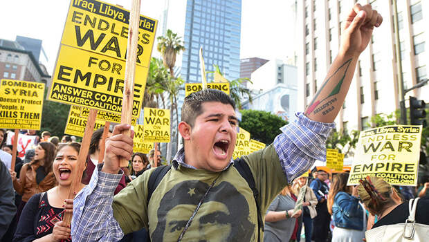 Протесты в Лос-Анджелесе