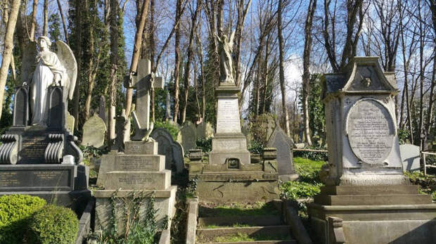 Иллюстрация на тему Хайгейтское кладбище в Лондоне: история, факты и мистика
