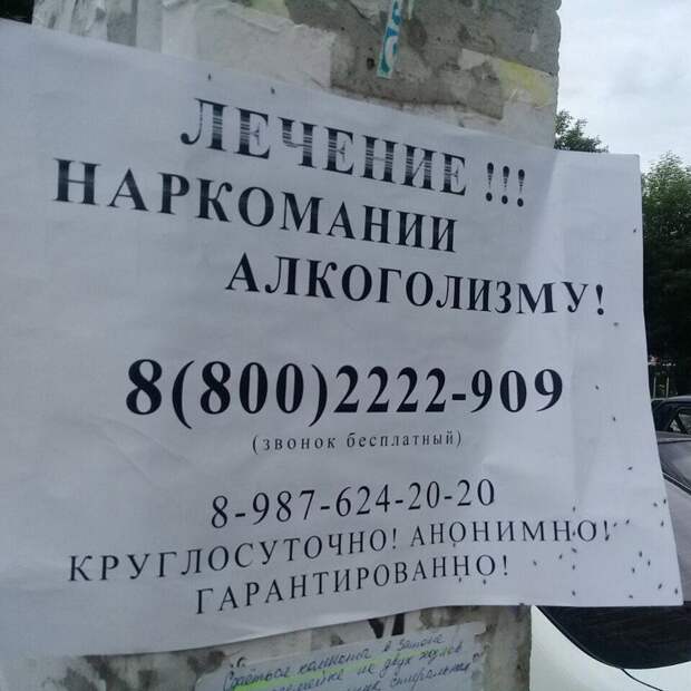 Попробуй не отреагируй на такие-то объявления