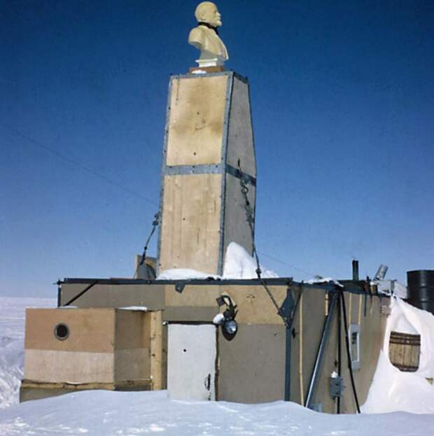 Памятник Ленину нашли в недоступной точке Антарктиды