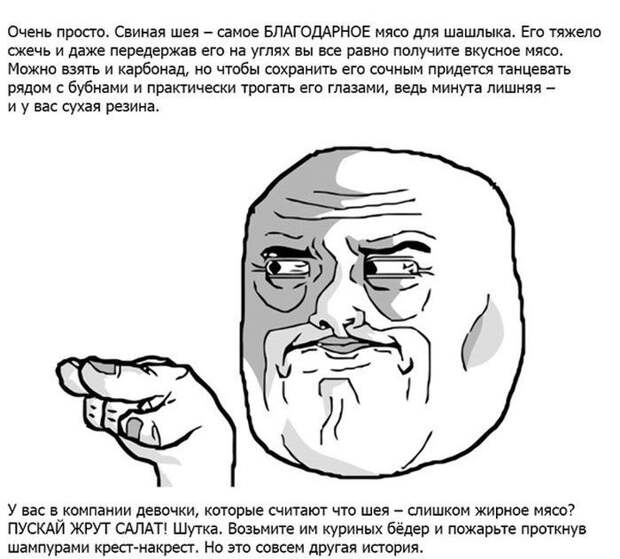 Выбираем мясо на шашлыки