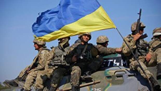 Солдаты ВСУ на востоке Украины