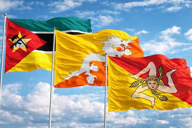 Пять национальных флагов, от которых сложно отвести взгляд