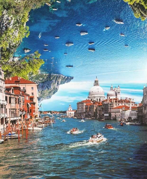 Фантастические фотоманипуляции Джастина Майна