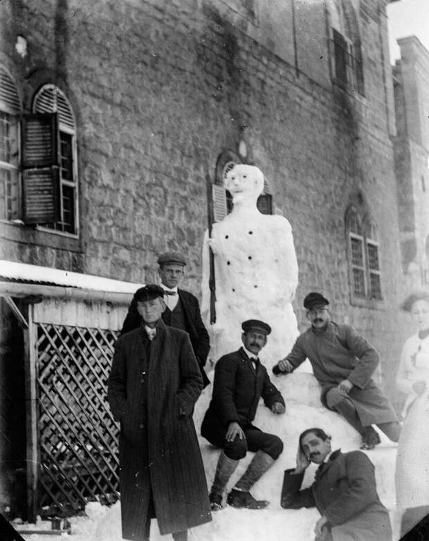 Иерусалим в снежных завалах: редкие фото 1921 года