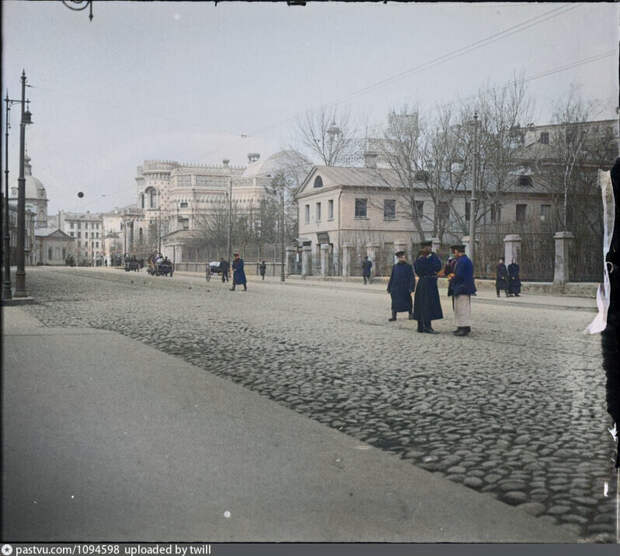 Цветные дореволюционные фотографии Москвы. Раскрасил их с помощью нейросети! #203