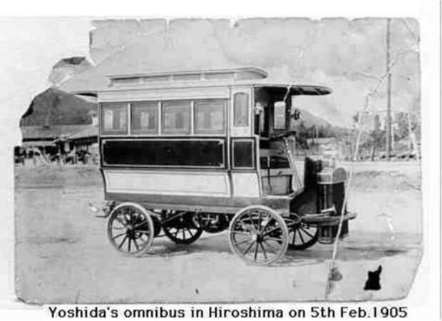 Японские ретро автомобили - автобус Иошиды