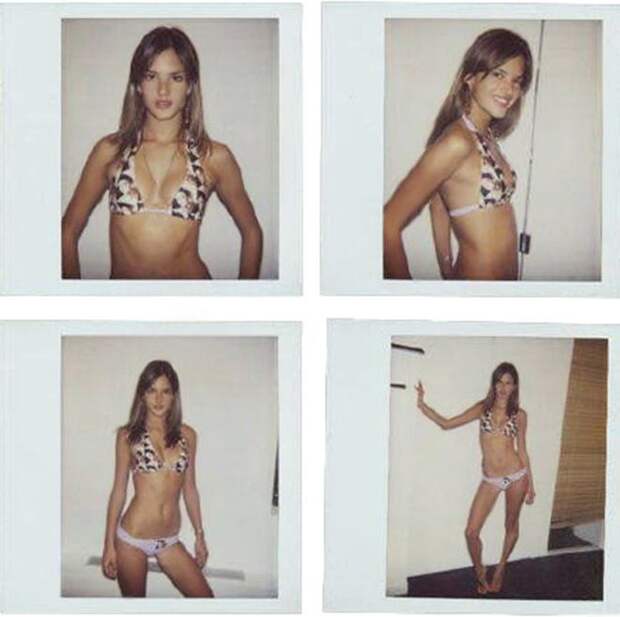 Фотографии моделей, сделанные до того как они стали популярны девушки, фотомодель