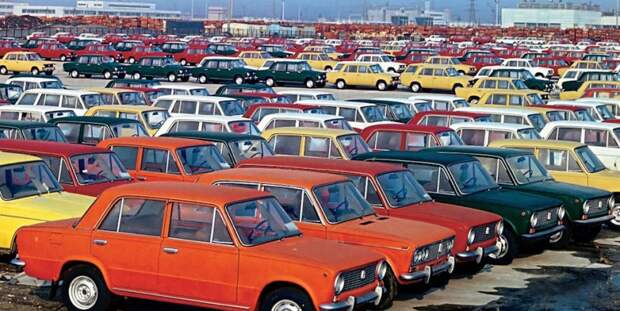 ВАЗ ВАЗ СССР, автозавод, стоянка