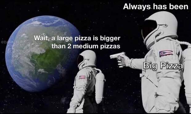 funny meme about pizza